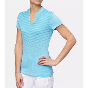 Nike Golf Zonal Cooling V-Neck Polo Shirt sz S